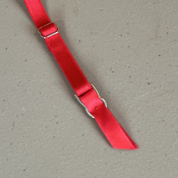 Victoria's Secret Red Lace Garter Belt with Zipper Size XS/S - Picture 4 of 16